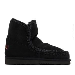 Mou black ankle boots